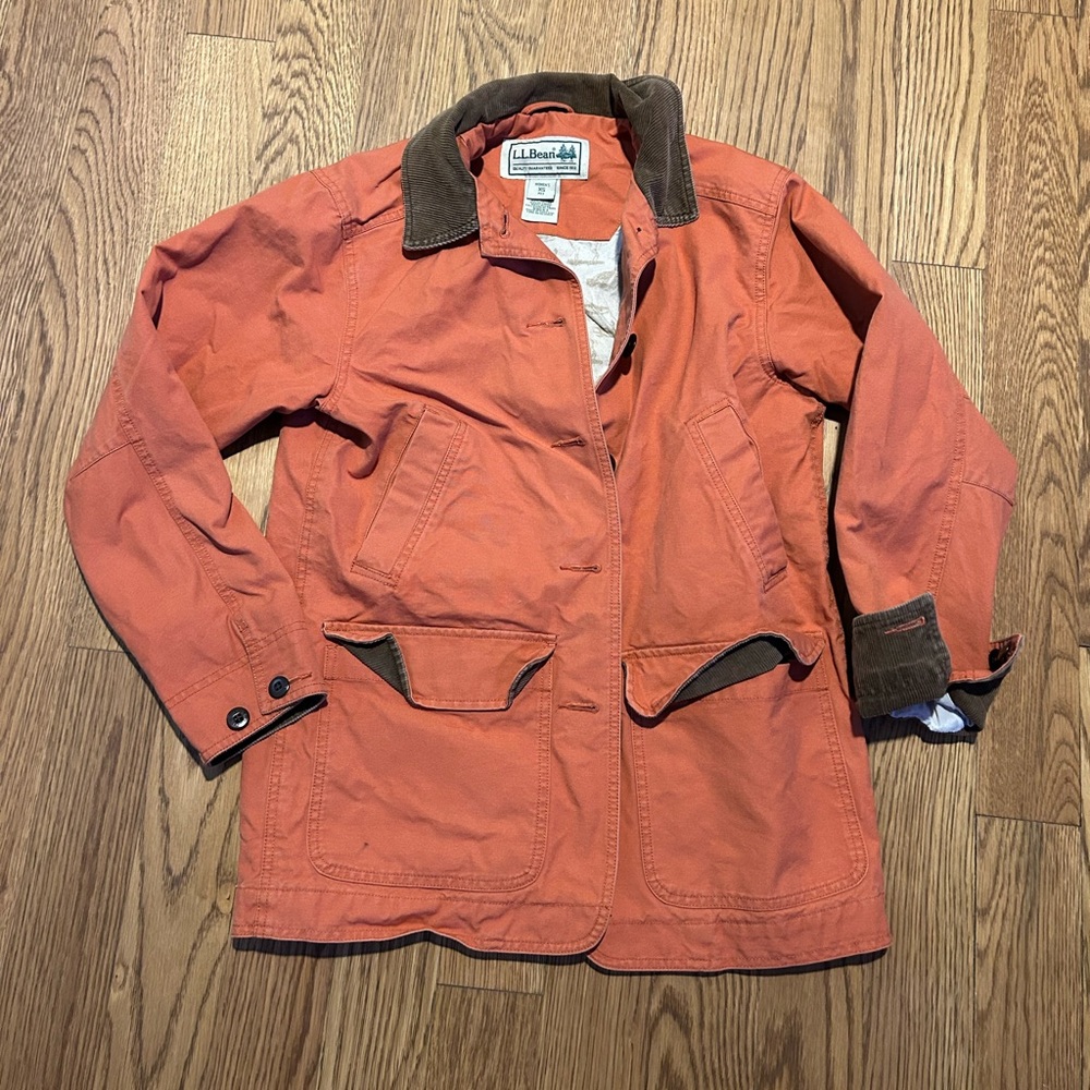 L.L.Bean Vintage Women’s XS Petite Field / Barn Coat – Corduroy‎ Collar - Picture 6 of 16